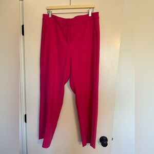J. Crew Bright Pink Cropped Pants
